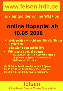 Eventplakat WM-Tipp